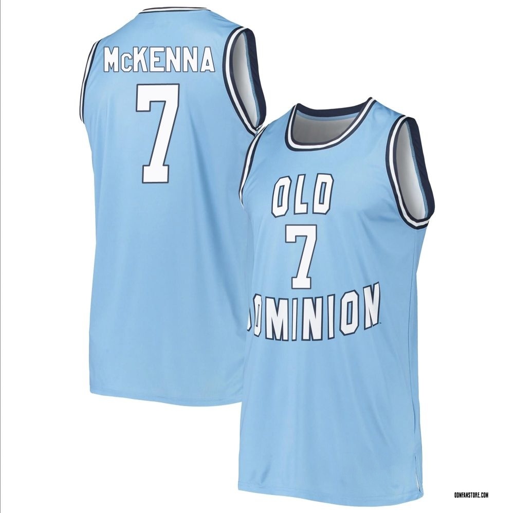 Men's Drew McKenna Old Dominion Monarchs Replica Basketball Jersey - Blue