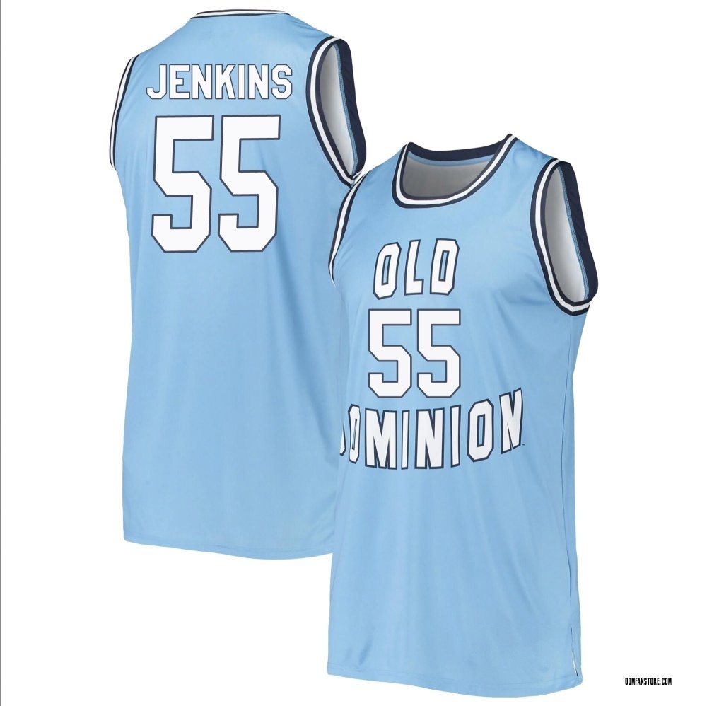 Men's Jaylen Jenkins Old Dominion Monarchs Replica Basketball Jersey - Blue