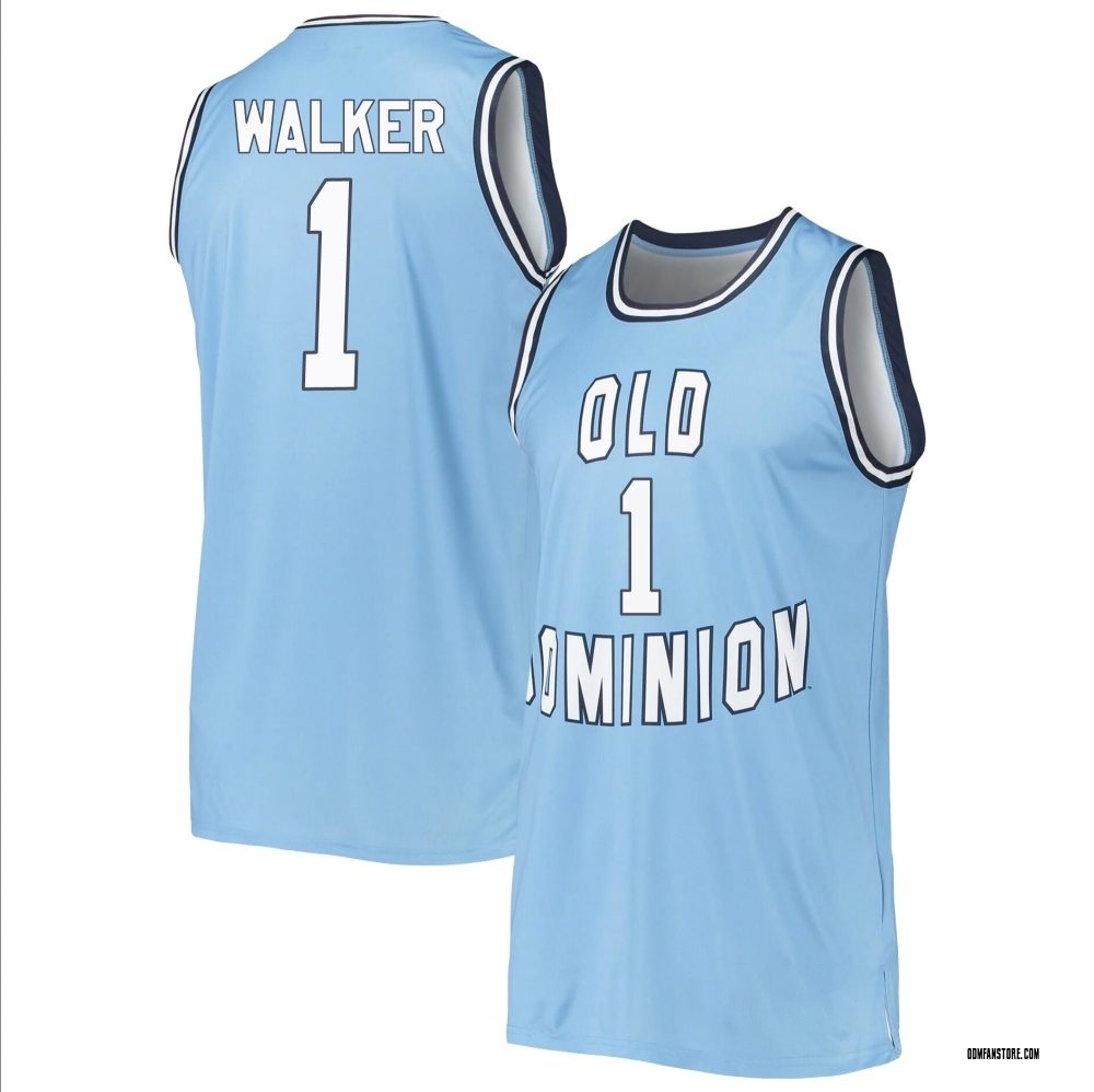 Men's Stephaun Walker Old Dominion Monarchs Replica Basketball Jersey - Blue