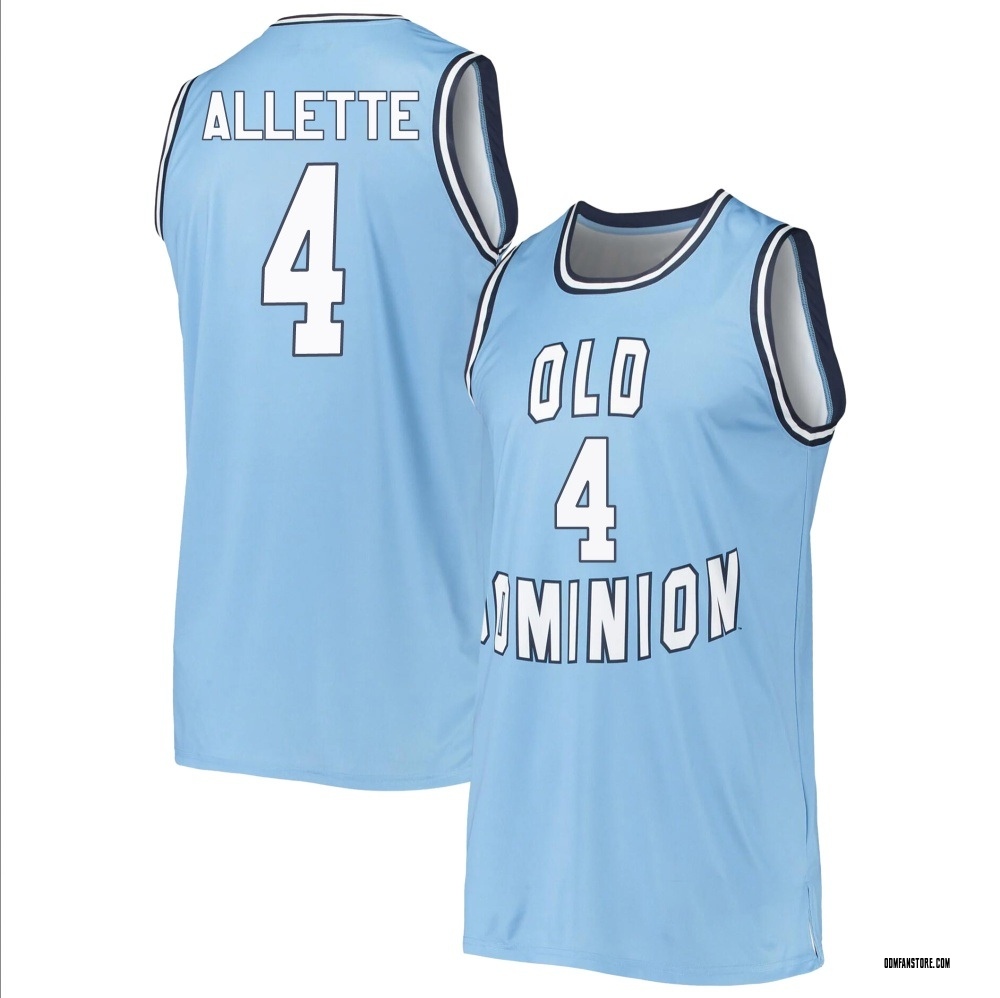 Men's Yamari Allette Old Dominion Monarchs Replica Basketball Jersey - Blue