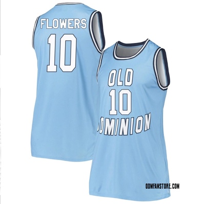 Women's Elijah Flowers Old Dominion Monarchs Replica Basketball Jersey - Blue