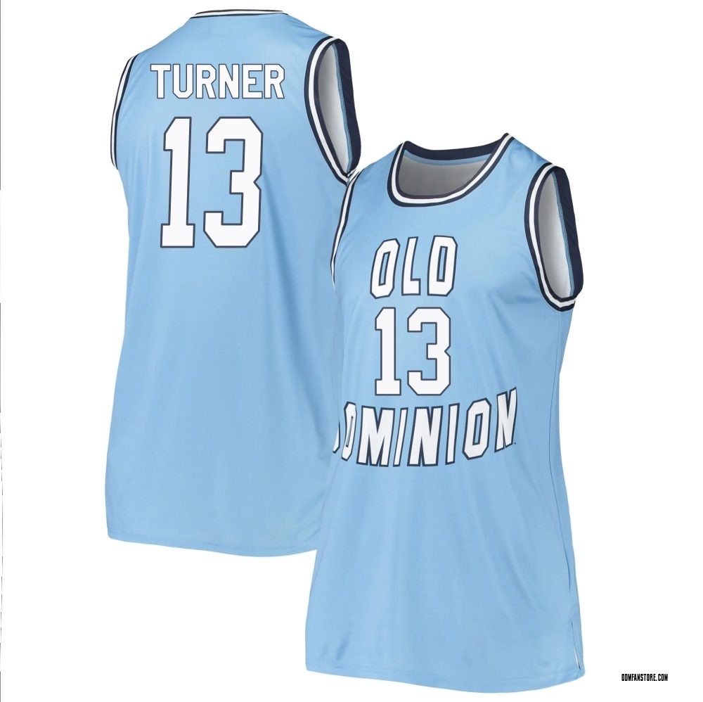 Women's Jared Turner Old Dominion Monarchs Replica Basketball Jersey - Blue