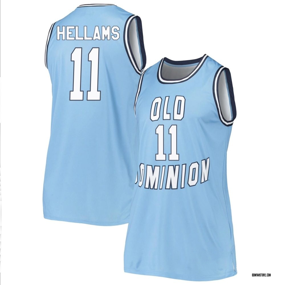 Women's Rieco Hellams Old Dominion Monarchs Replica Basketball Jersey - Blue