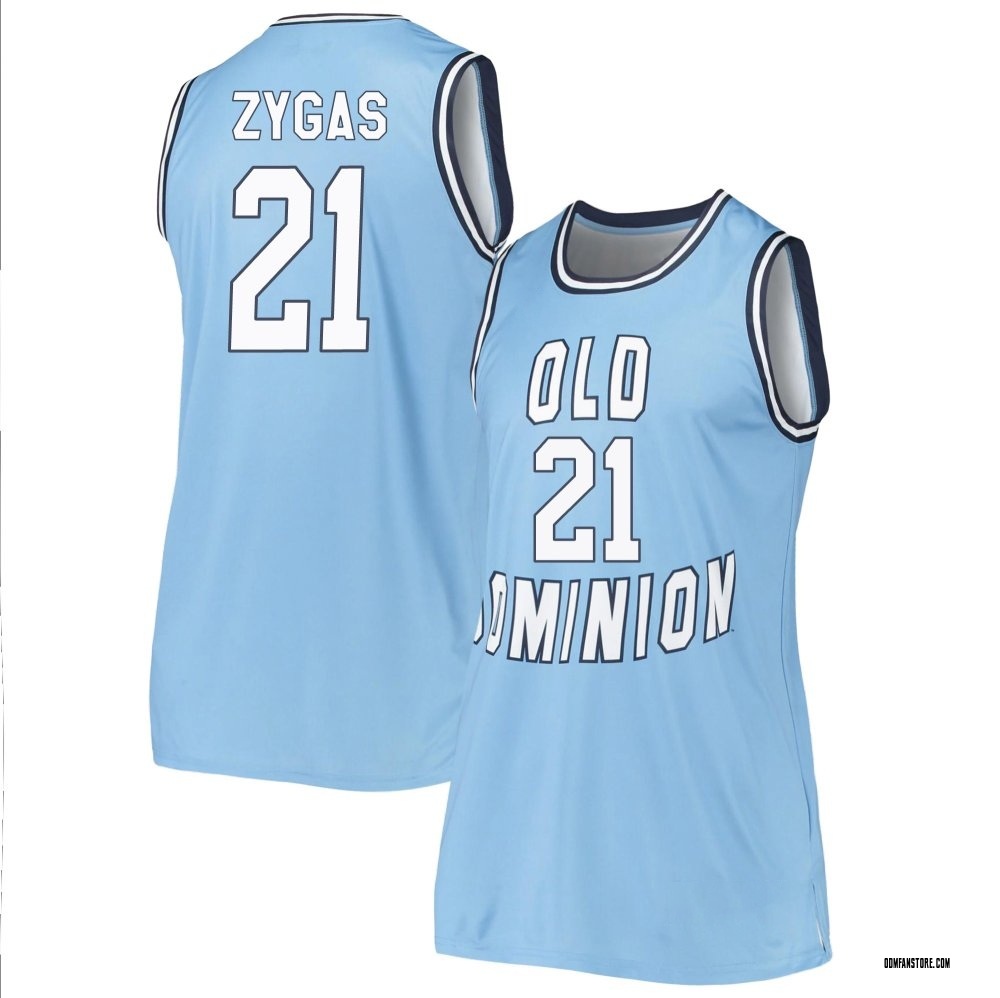 Women's Vytautas Zygas Old Dominion Monarchs Replica Basketball Jersey - Blue