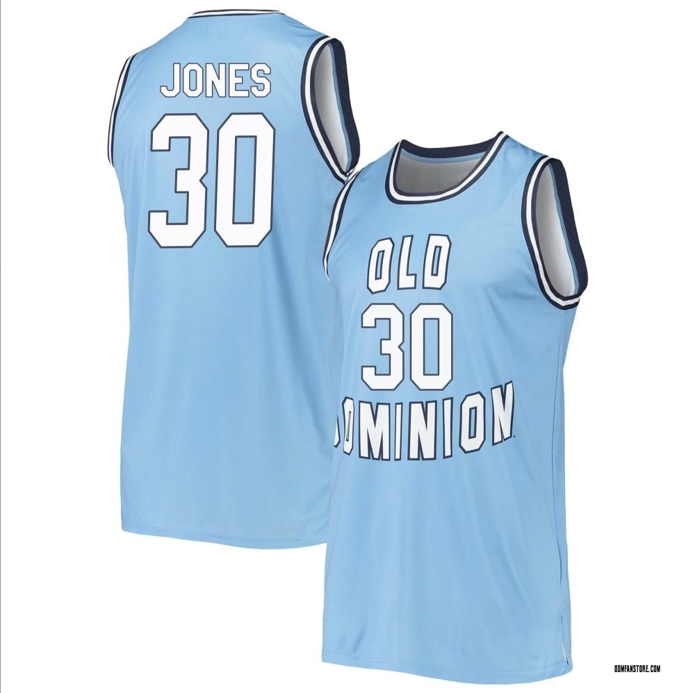 Youth Cooper Jones Old Dominion Monarchs Replica Basketball Jersey - Blue