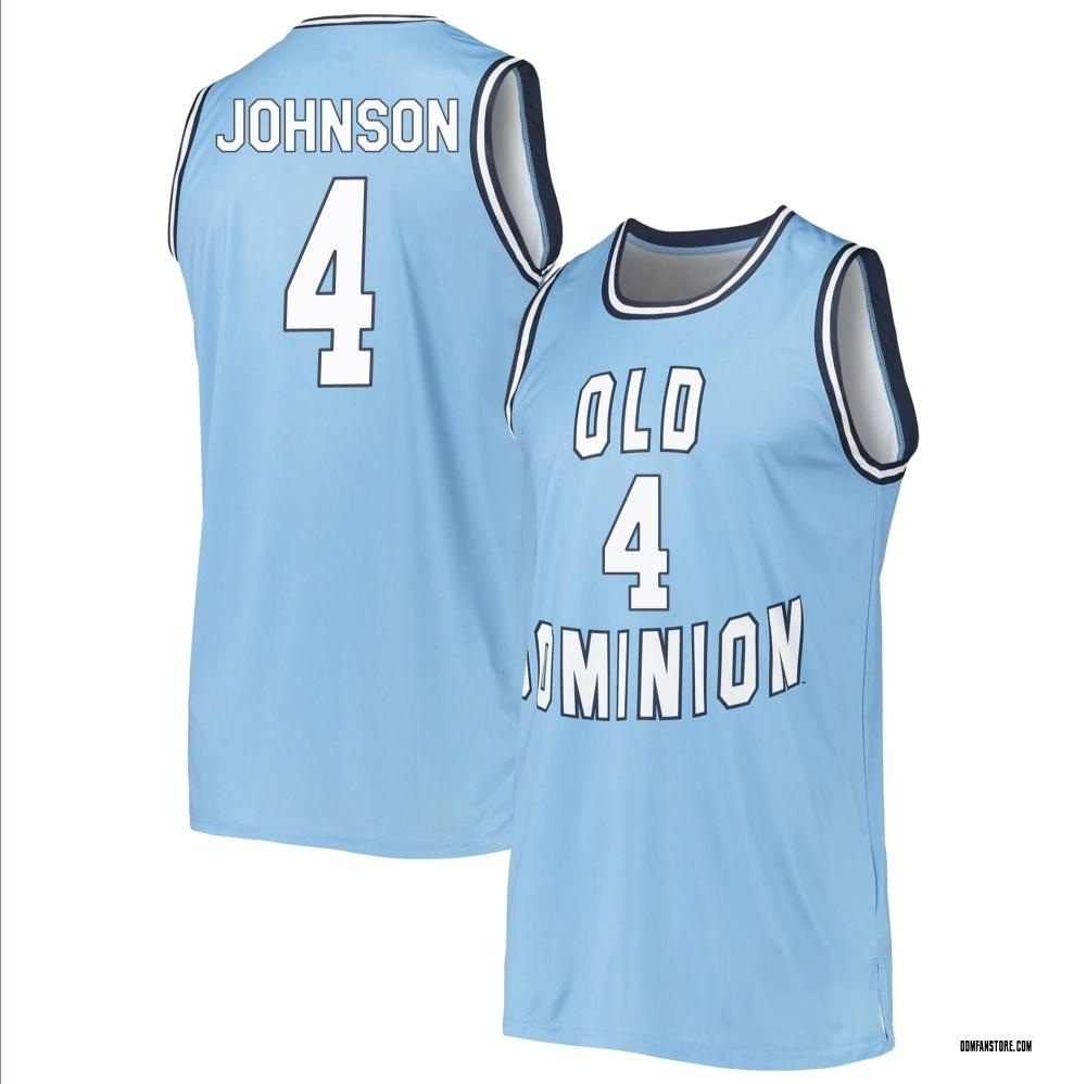 Youth Jadin Johnson Old Dominion Monarchs Replica Basketball Jersey - Blue