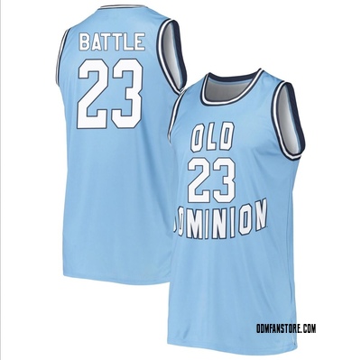 Youth Jordan Battle Old Dominion Monarchs Replica Basketball Jersey - Blue