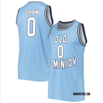 Youth KC Shaw Old Dominion Monarchs Replica Basketball Jersey - Blue